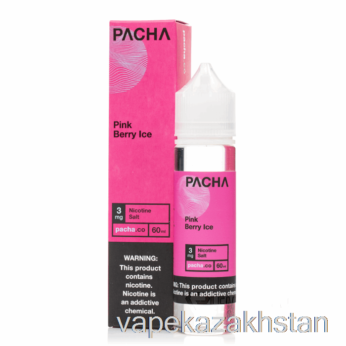 Vape Disposable Pink Berry Ice - Pacha - 60mL 0mg